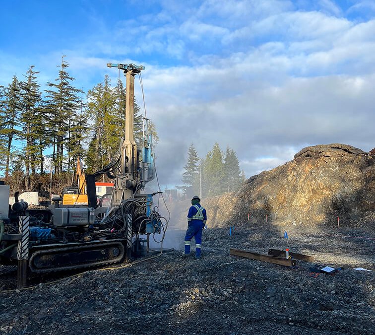 Drilling in Tofino with the GT8